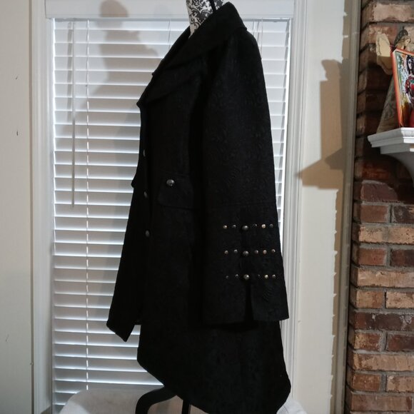 Hearts & Roses London Gothic Long Coat – Size 16 – Early 2000s - Picture 4 of 10